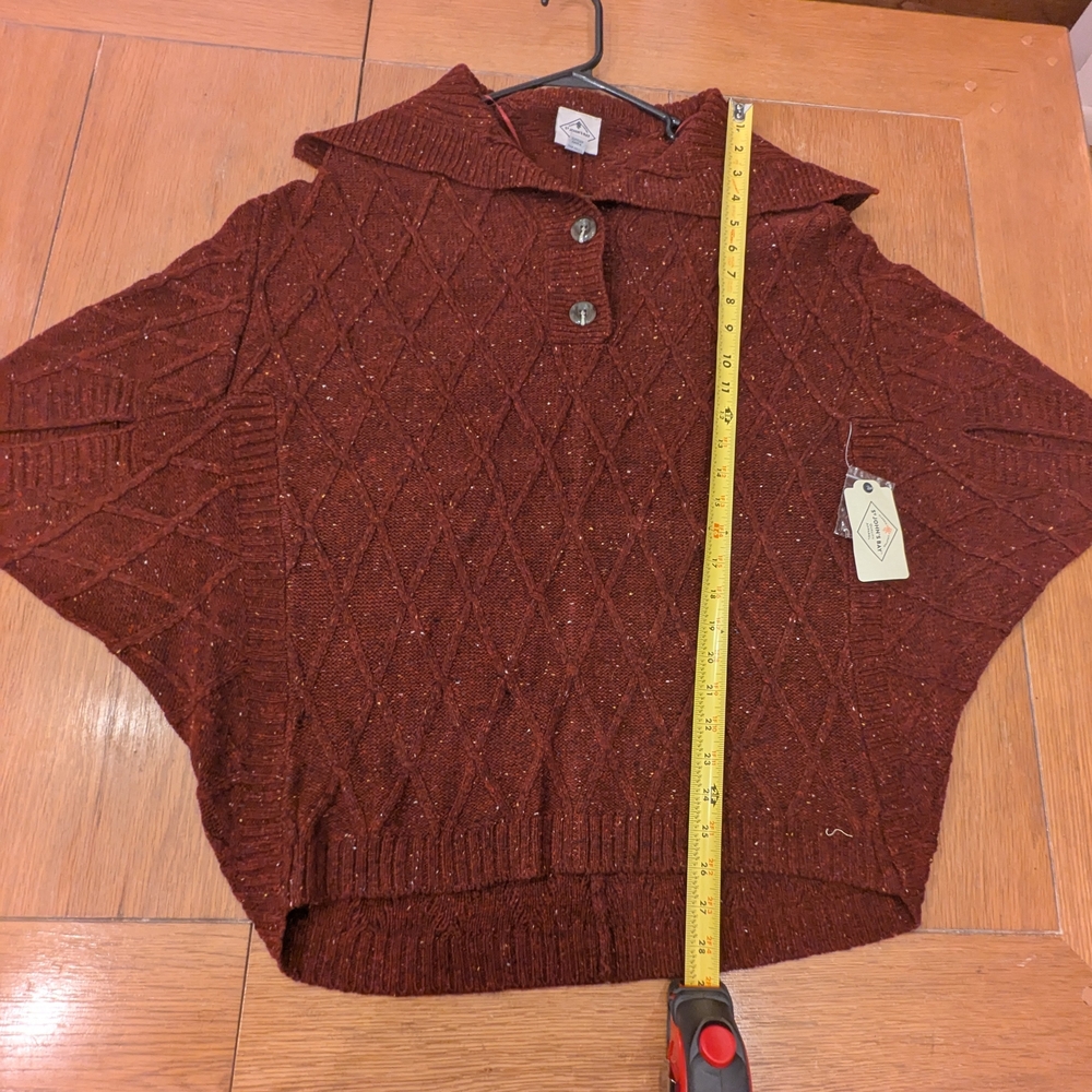 St John's Bay L Women's Burgundy Sweater - Picture 9 of 13